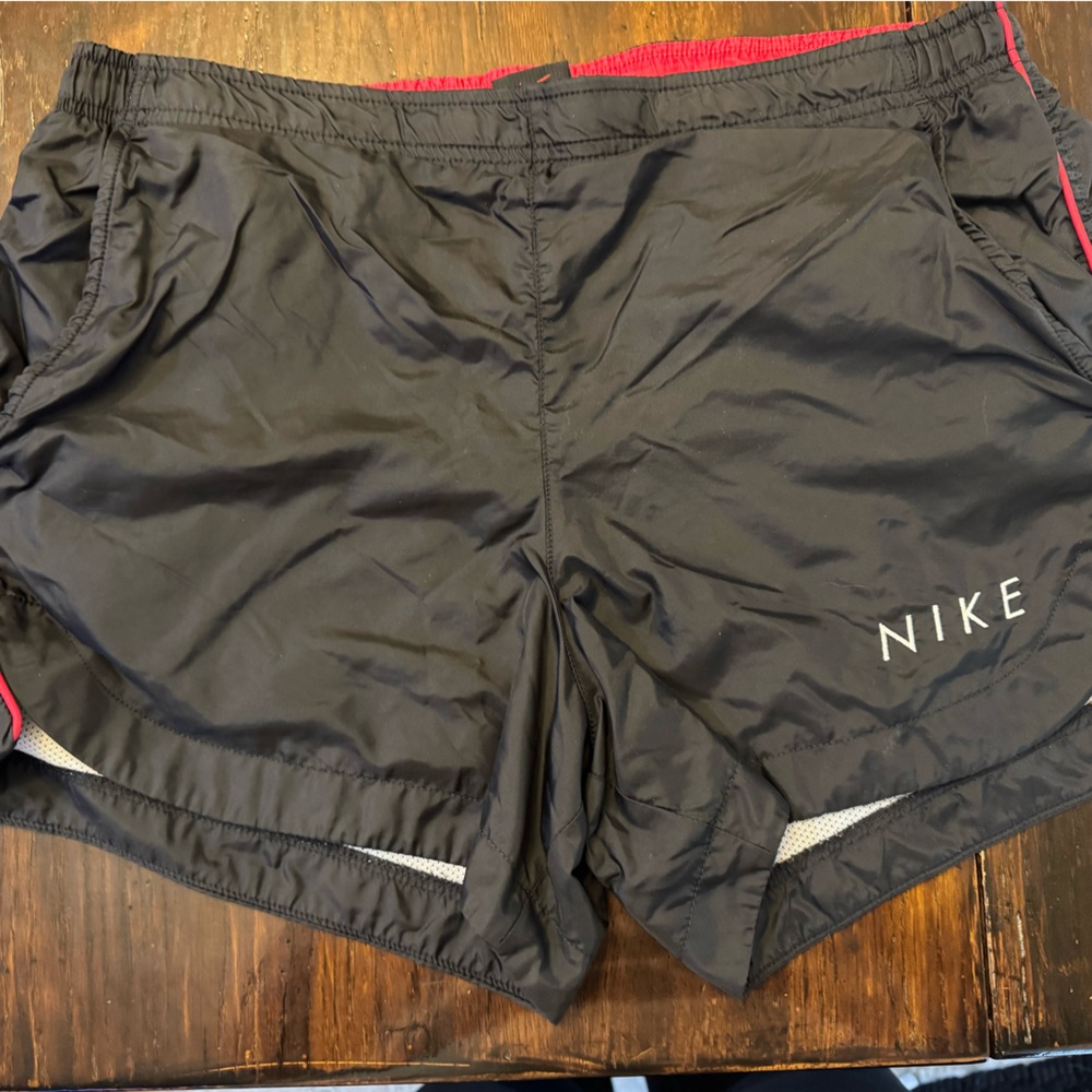 Nike Black and Red Shorts